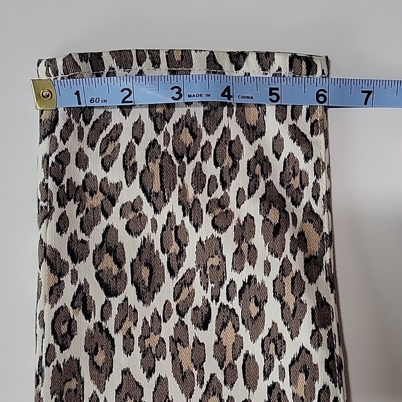 Chicos Pants So Slimming Girlfriend Slim Ankle Animal Cheetah Leopard Print 4R - Picture 12 of 12